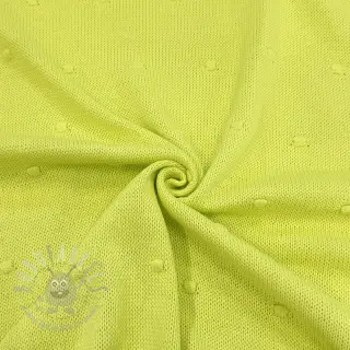 Pletenina BIG KNIT DOT bright green