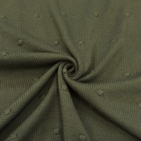 Pletene tkanine BIG KNIT DOT camo green