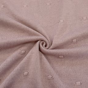 Pletene tkanine BIG KNIT DOT old pink