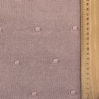 Pletene tkanine BIG KNIT DOT old pink