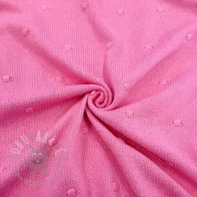 Pletenina BIG KNIT DOT pink