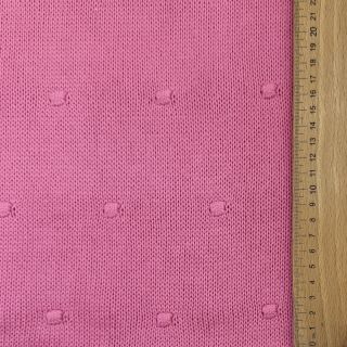 Pletene tkanine BIG KNIT DOT pink