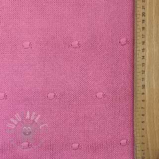 Pletenina BIG KNIT DOT pink
