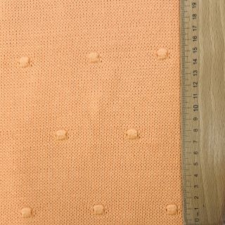 Pletene tkanine BIG KNIT DOT peach