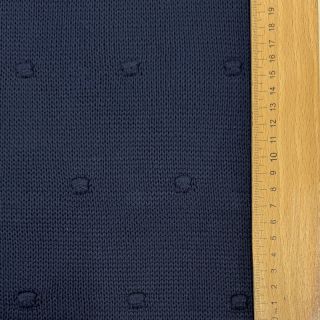 Pletene tkanine BIG KNIT DOT navy
