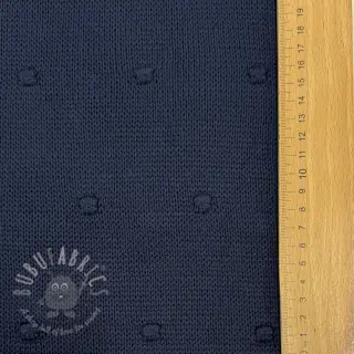 Pletenina BIG KNIT DOT navy