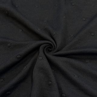 Pletene tkanine BIG KNIT DOT black