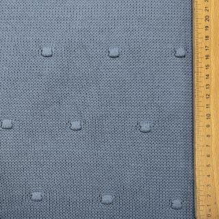 Pletene tkanine BIG KNIT DOT blue