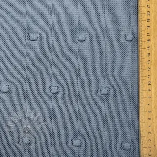 Pletenina BIG KNIT DOT blue