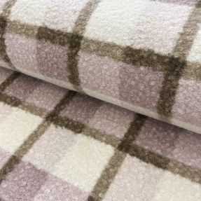 Tkanina za kapute Bouclé Squares design C
