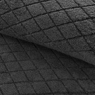 Tkanina za kapute TEDDY Diamond dark grey