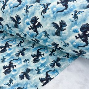 Triko JOGGING Dragons design C digital print