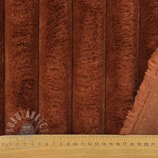Umjetno krzno Barracuda terracotta