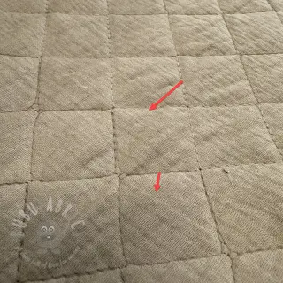 Tetra Tkanina/Muslin QUILT beige 2nd class