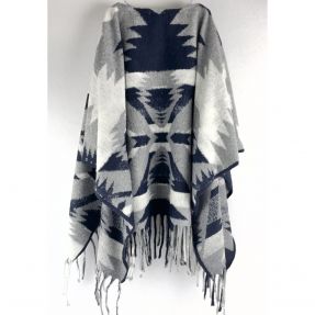 Poncho PRATO boiled wool design F