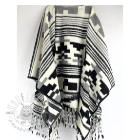 Poncho PRATO boiled wool design I