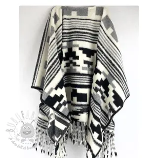 Poncho PRATO boiled wool design I