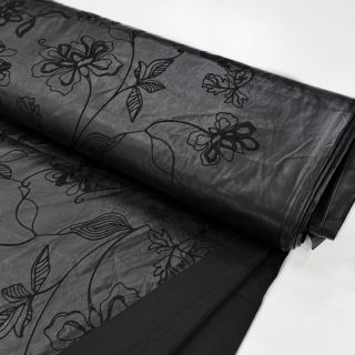 Umjetna koža odjevna Flowers design B