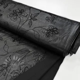 Umjetna koža odjevna Flowers design B