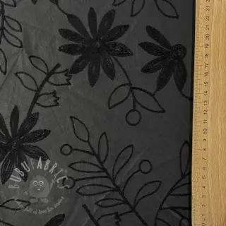 Umjetna koža odjevna Flowers design C