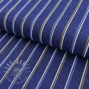 JEANS DENIM Stripes indigo