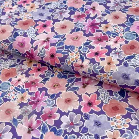 Pamuk Significant flowers purple digital print