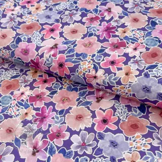 Pamuk Significant flowers purple digital print