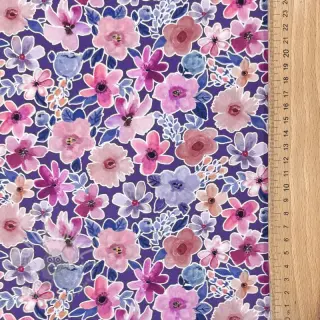 Pamuk Significant flowers purple digital print