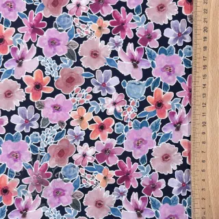 Pamuk Significant flowers navy digital print