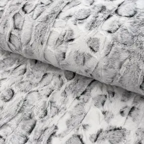 Umjetno krzno Animal skin black