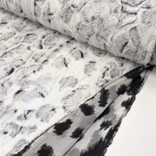 Umjetno krzno Animal skin black