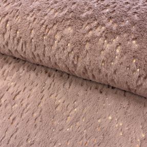 Umjetno krzno FOIL dark rose