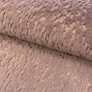 Umjetno krzno FOIL dark rose