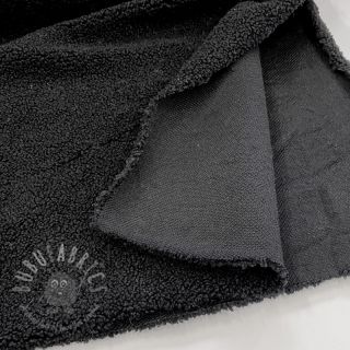 Tkanina za kapute TEDDY black