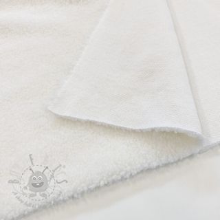 Tkanina za kapute TEDDY ecru