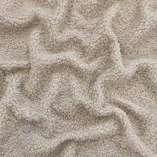 Tkanina za kapute TEDDY beige
