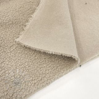 Tkanina za kapute TEDDY light sand
