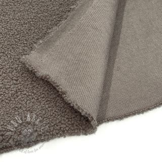 Tkanina za kapute TEDDY taupe