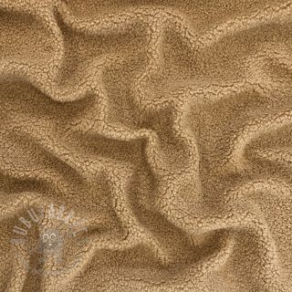 Tkanina za kapute TEDDY camel