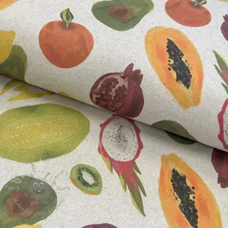 Dekorativna tkanina Linenlook Fruit digital print