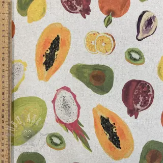 Dekorativna tkanina Linenlook Fruit digital print