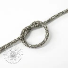 Pamučna vrpca 5 mm MELANGE light grey