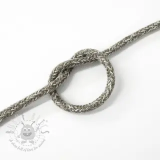 Pamučna vrpca 5 mm MELANGE light grey