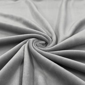 Samet VELVET STRETCH light grey