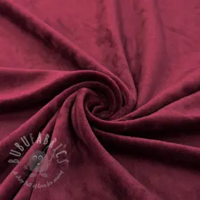 Samet VELVET STRETCH bordeaux