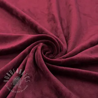 Samet VELVET STRETCH bordeaux