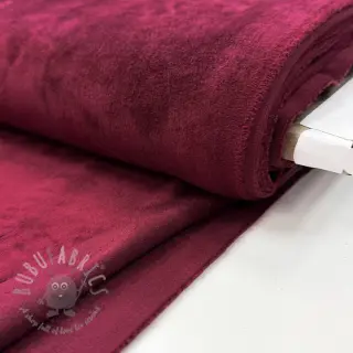 Samet VELVET STRETCH bordeaux