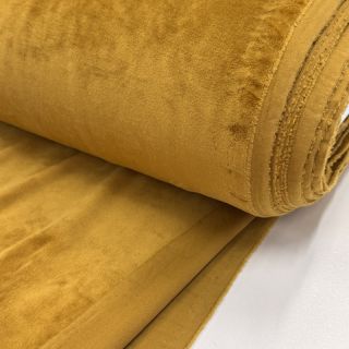 Samet VELVET STRETCH ochre