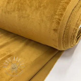 Samet VELVET STRETCH ochre