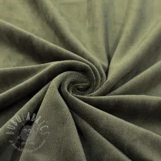 Samet VELVET STRETCH camo green